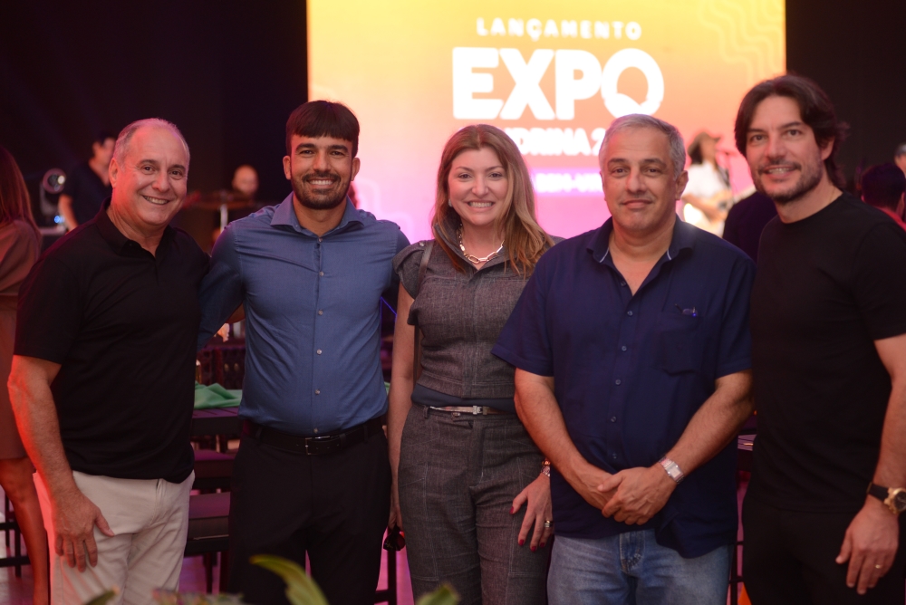 Marcelo Risso, Roberto Brum, Vivian Feijó, David Dequech Neto, vice-presidente da SRP e Germano Schweger